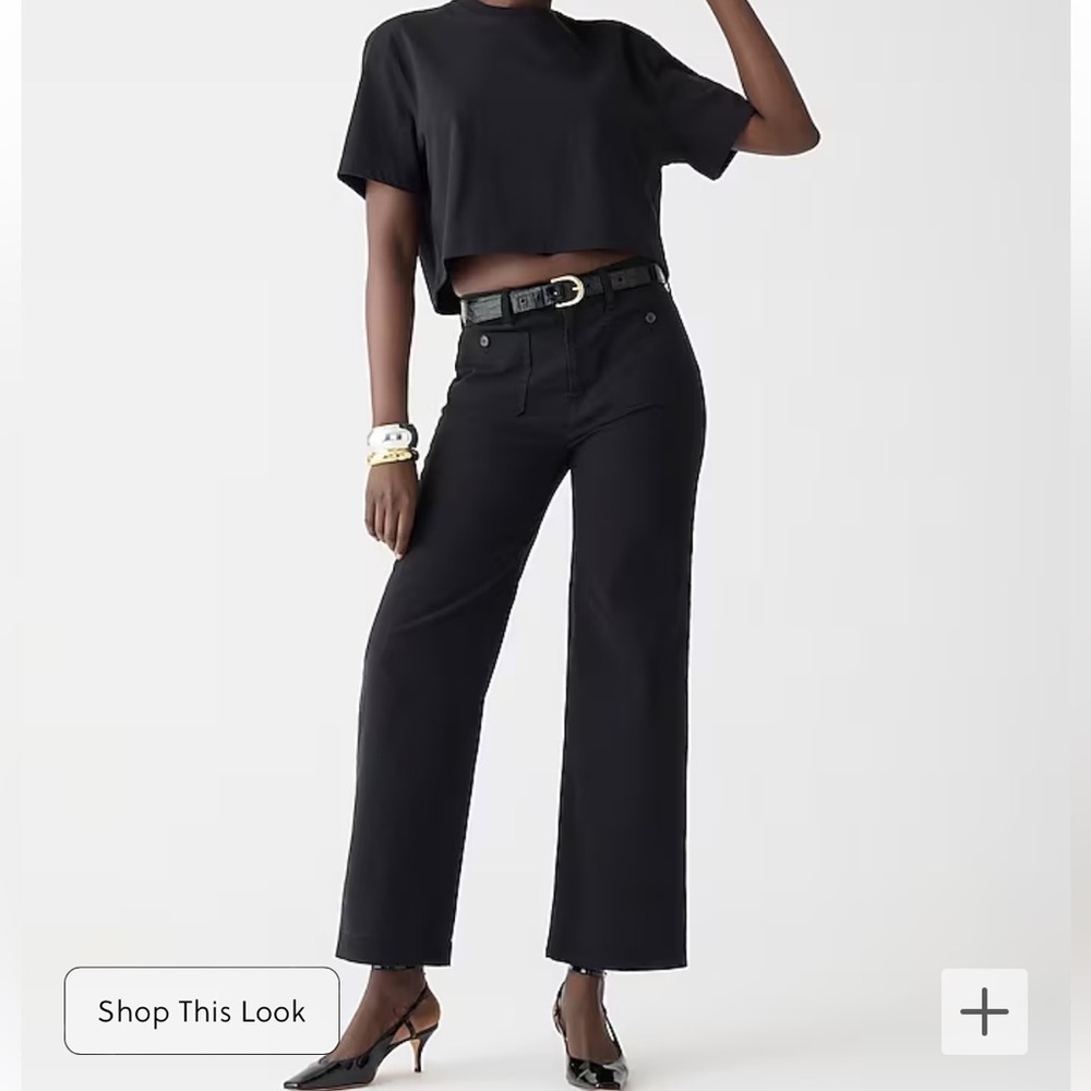 Sailor Slim Wide Leg Chino J Crew